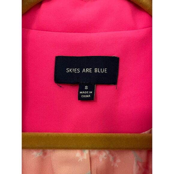 Skies are Blue hot pink open front blazer - size small - Picture 2 of 3